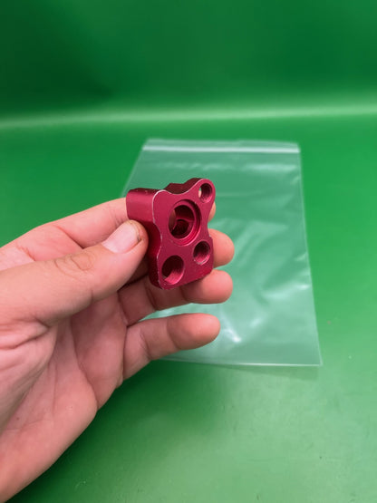 WGP Autococker 2K Front Block Red Anodized Aluminum
