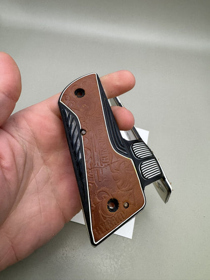 Hybrid 1911/45 Style Gun Slinger Grips