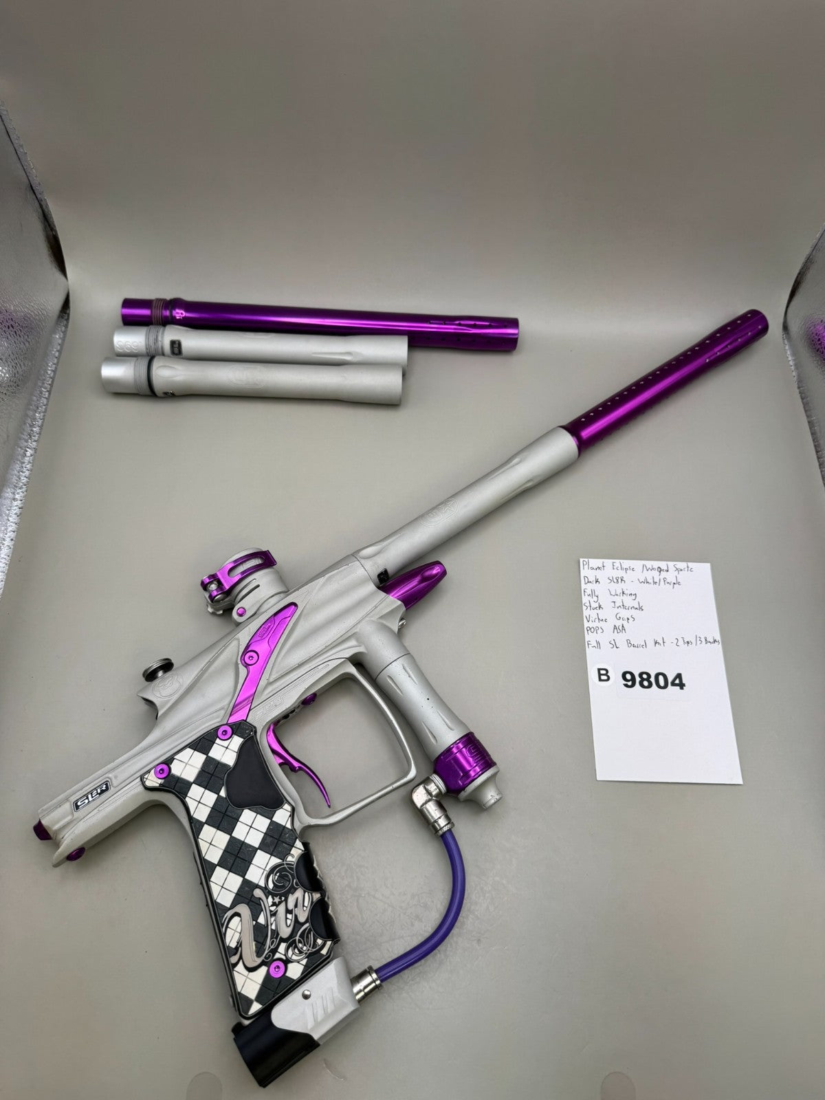 Planet Eclipse/Warped Sportz Dark SL8R - White/Purpler - Fully Working