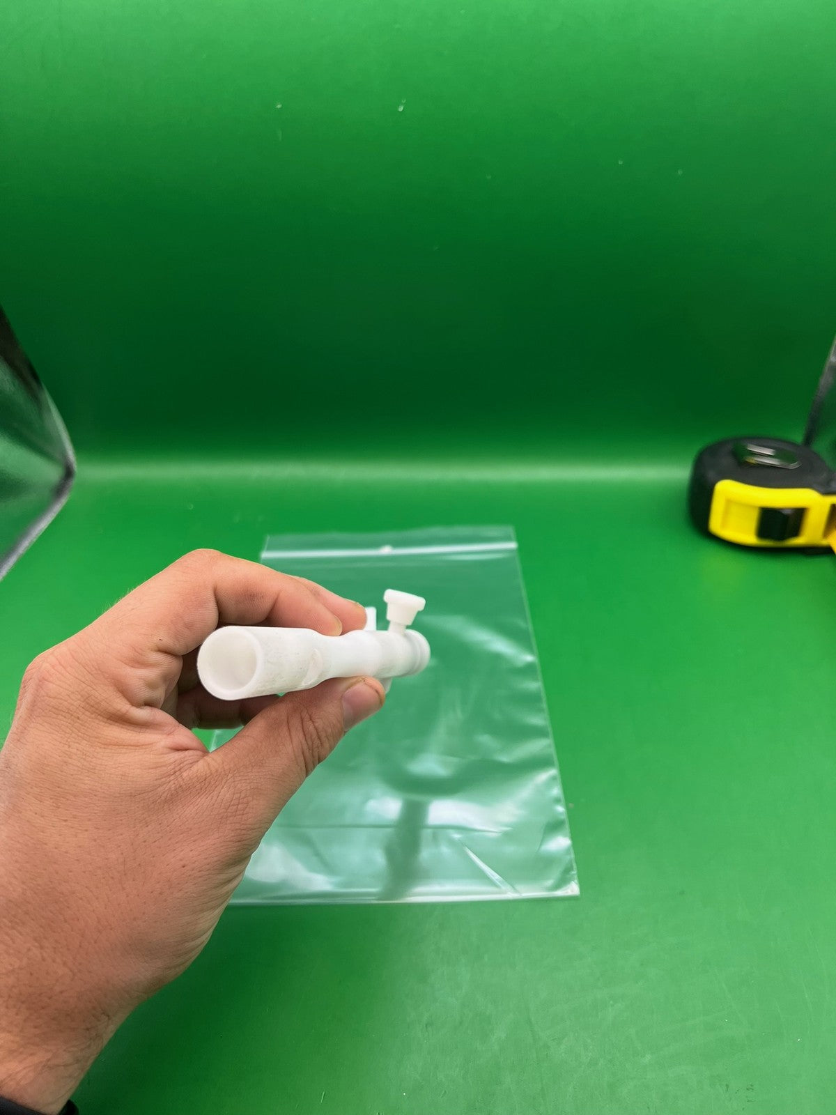 White Autococker Delrin Bolt - used paintball bolt - white
