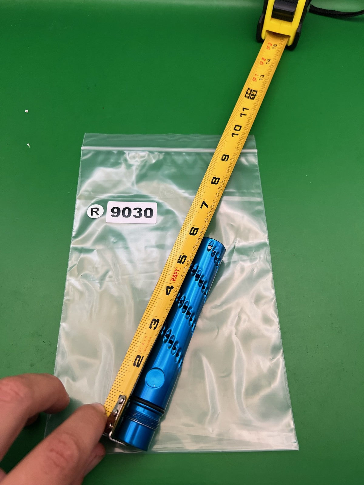 Smart Parts Freak Barrel Tip 12 Inch Blue Ported Teardrop Aluminum