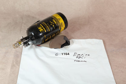 Empire 48ci 3000 PSI Paintball HPA Tank Carbon Fiber Black With Cover