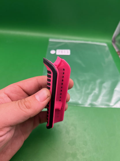 DLX Luxe ICE Front Grip Rubber Cover Pink Black Paintball Marker