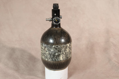Empire Carbon Fiber Paintball HPA Tank With HK Army Tank Cover Red Black