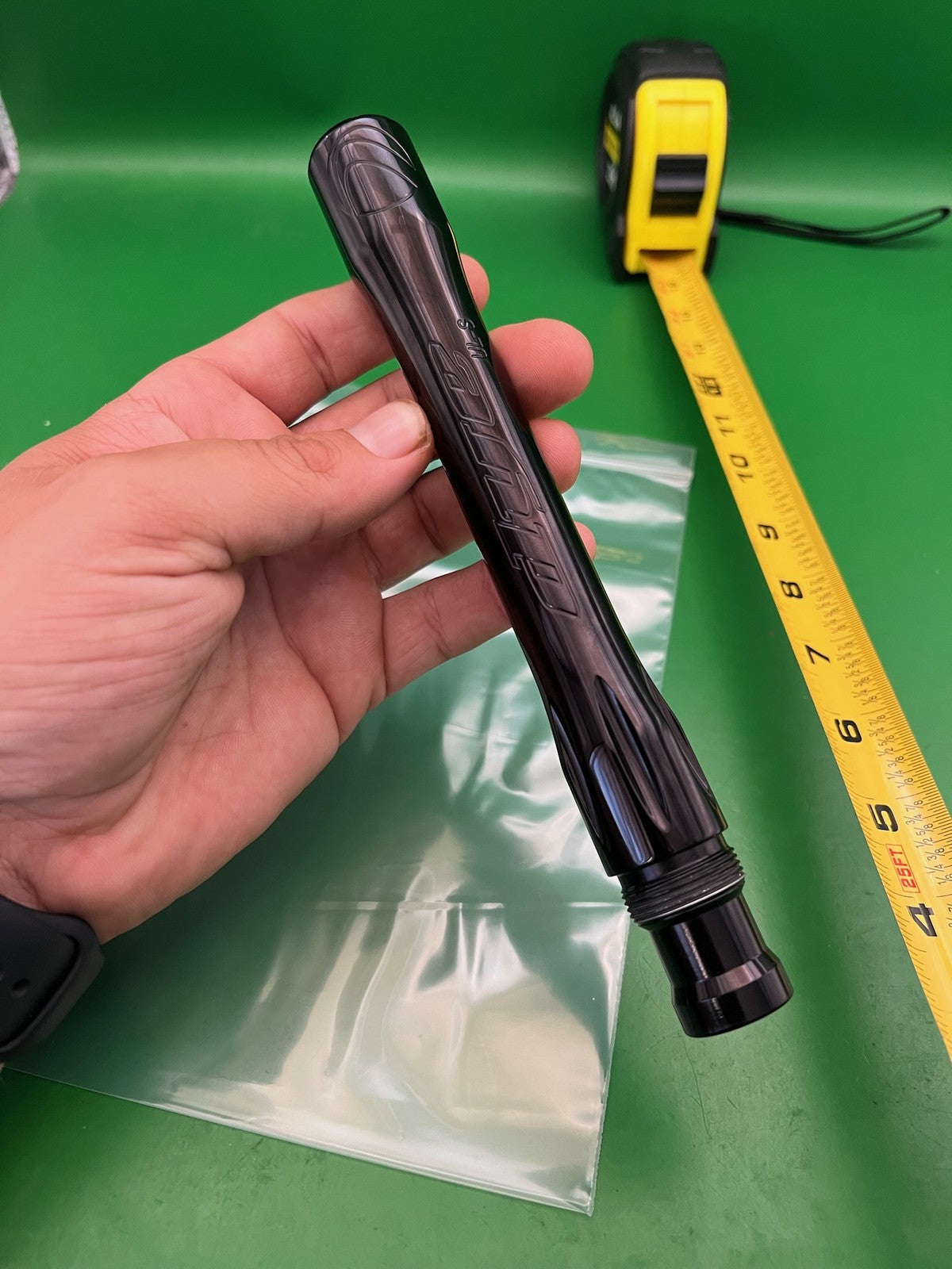 Dye UL Barrel Back Gloss Black .684 Bore AC Autococker Thread ~8in