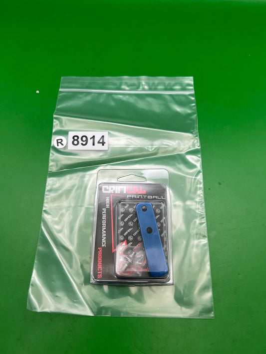 Critical Paintball Dovetail ASA Drop Forward Rail Blue Aluminum