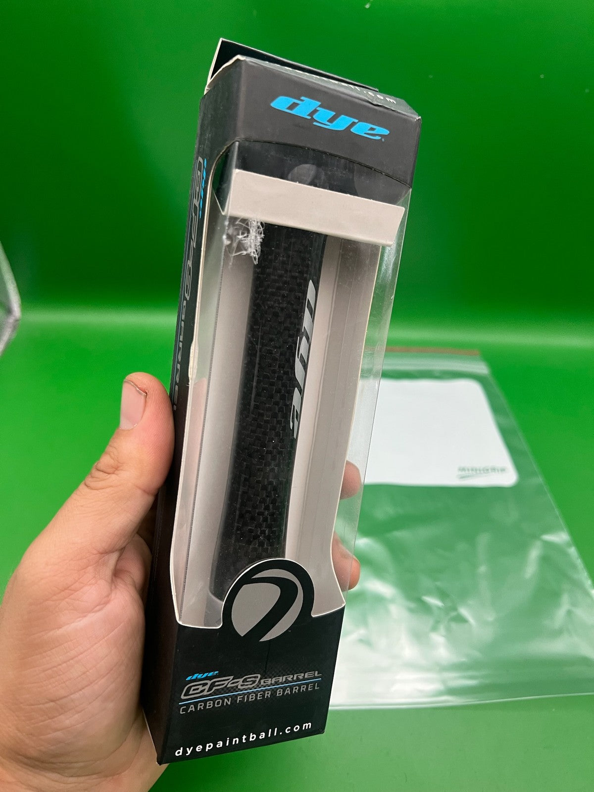 Dye CF-S Carbon Fiber Barrel Back .680 Bore Autococker AC Thread Black