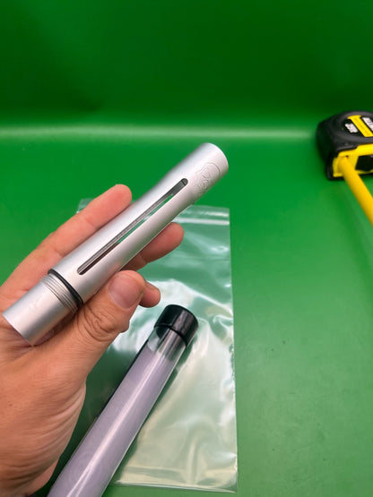 Infamous Silencio FXL Barrel Back Autococker Thread Dust Silver