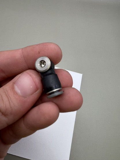 Smart Parts Ion Elbow Fittings Black (2x)