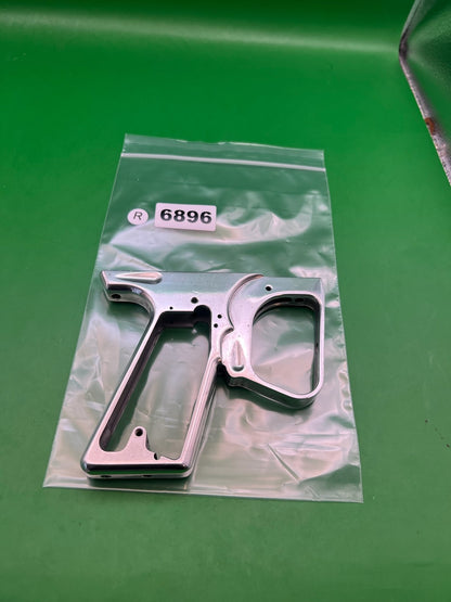Stock Shocker Frame - used paintball grip frame - silver