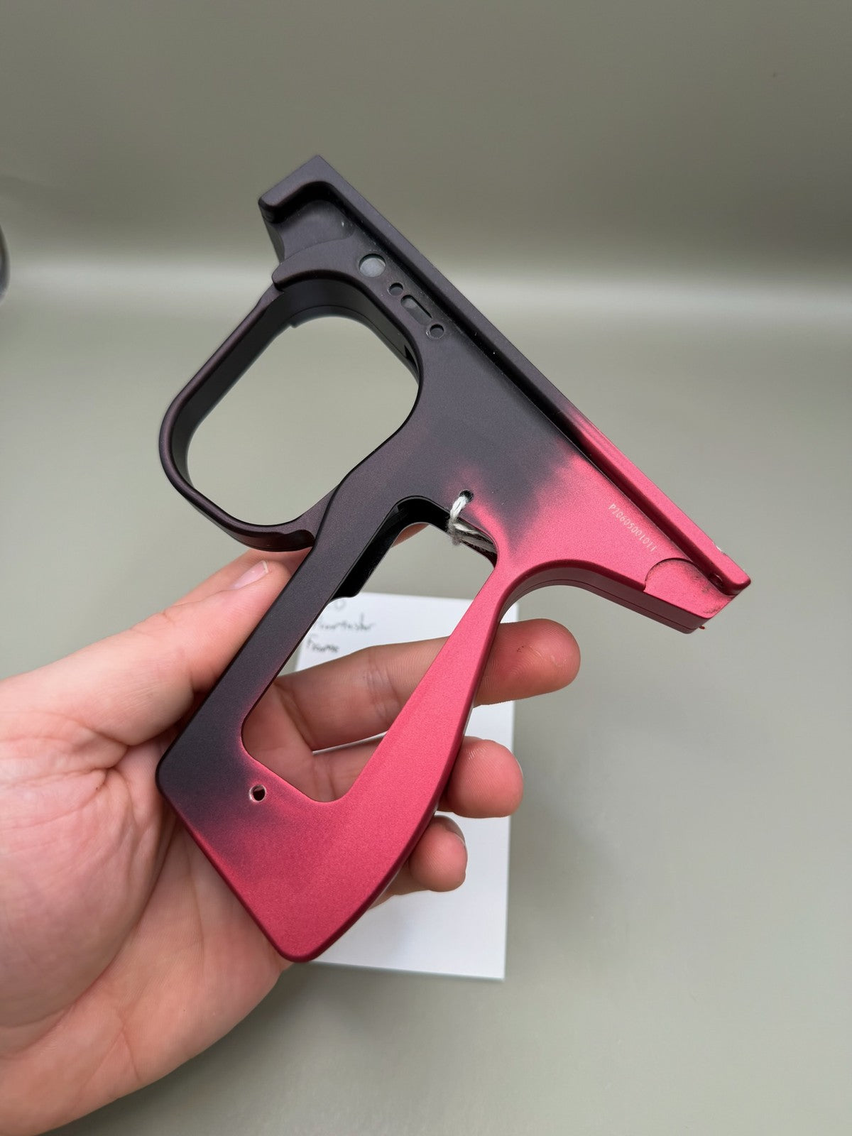 ICD Promaster Paintball Frame Red Black Fade Aluminum