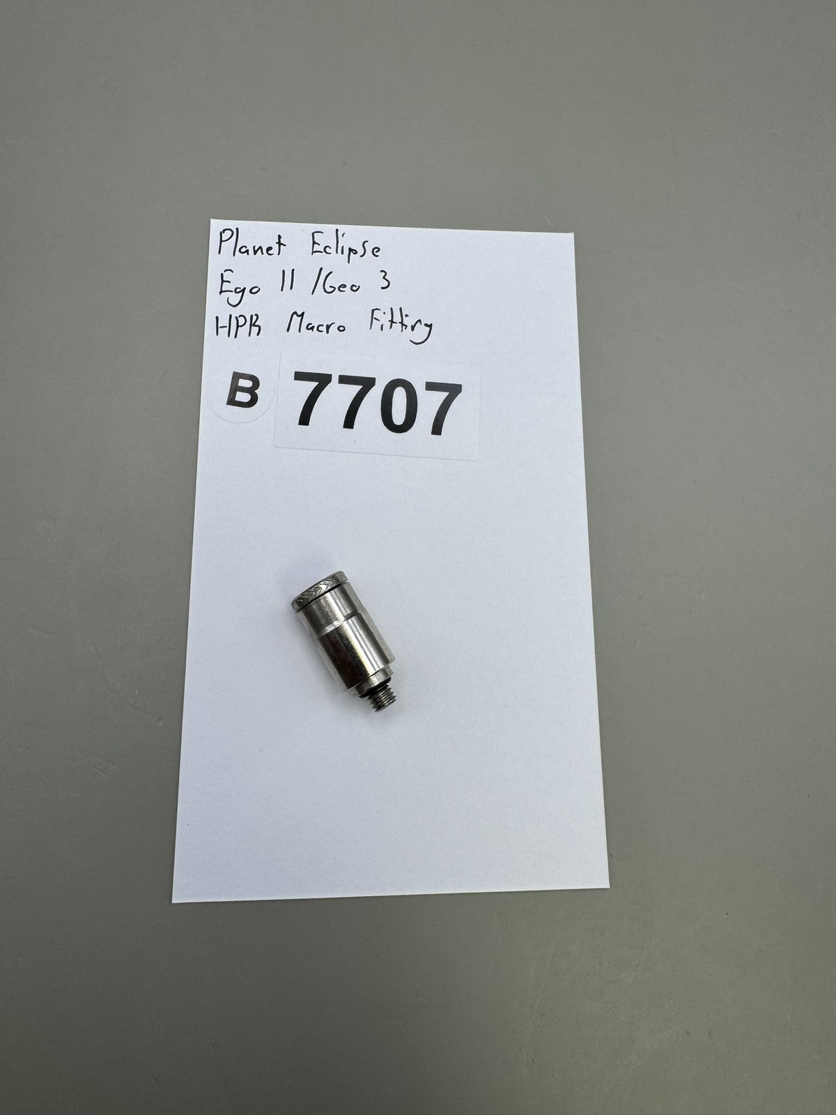 Planet Eclipse Ego 11 Geo 3 HPR Macro Fitting Silver