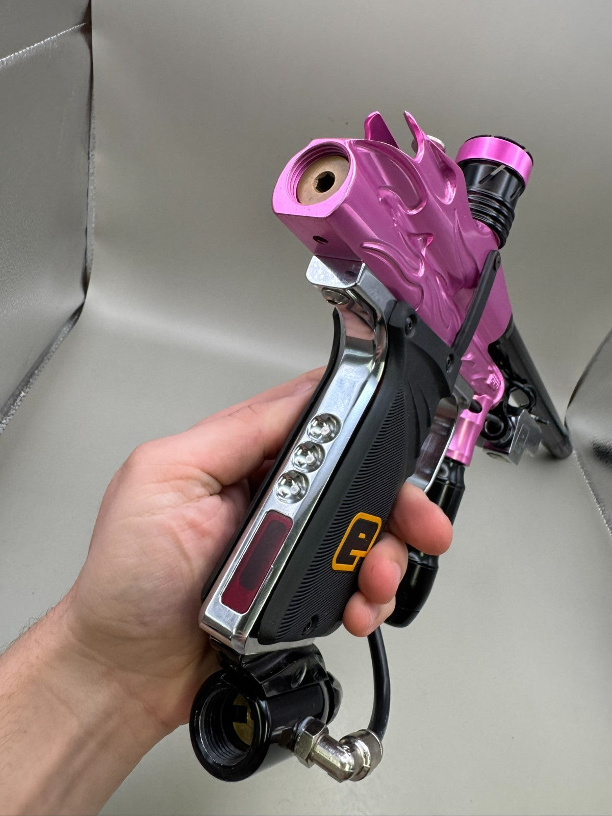 WGP 05 Black Magic E-Blade Autococker - Pink - Paintball Marker Fully Working