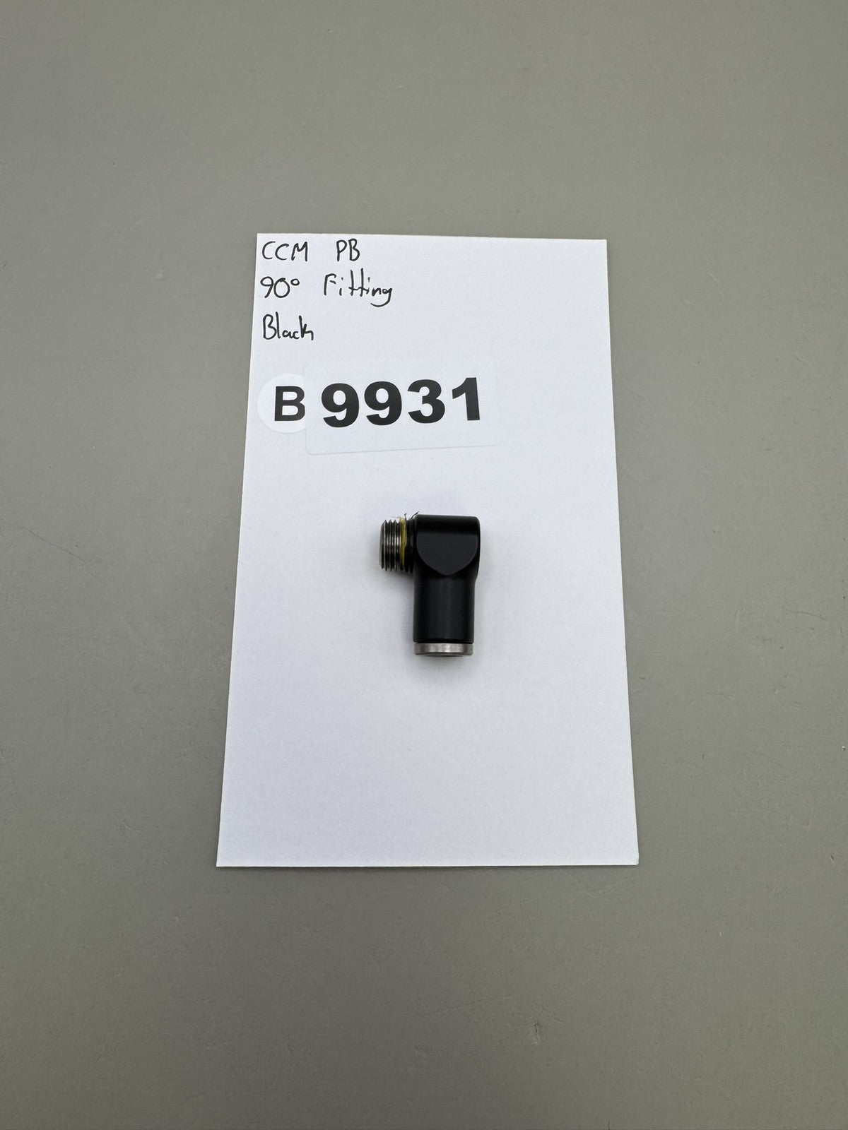 CCM PB 90Â° Fitting Black