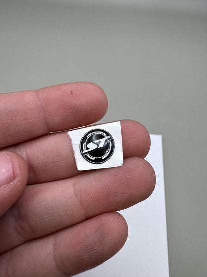 ShockTech Paintball Body Jewel Sticker Black Silver