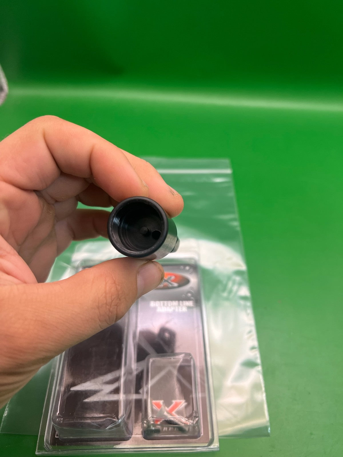 System X Degree Bottom Line Adapter Black Aluminum Paintball ASA