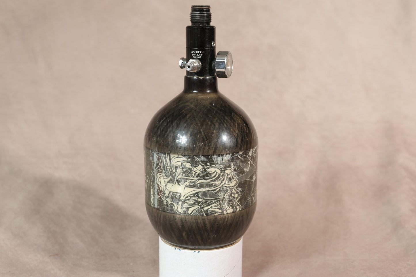 Empire Carbon Fiber Paintball HPA Tank With HK Army Tank Cover Red Black