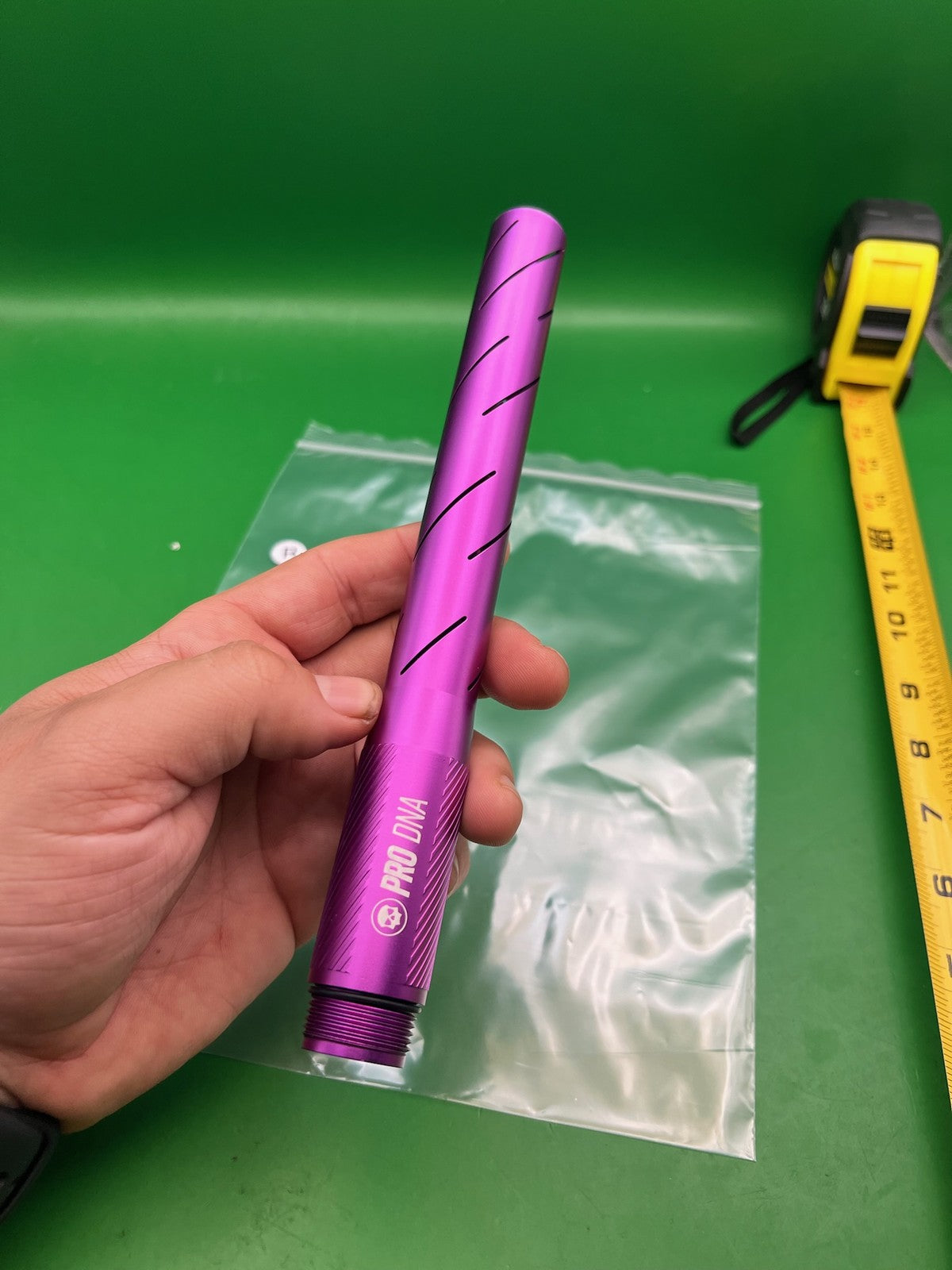Infamous Pro DNA Silencio AC Threaded Barrel Tip Purple Aluminum 14"