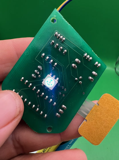 Dye DM5 LED LBDM4-Ver4 Circuit Board with Membrane &amp; Eye Sensor Wiring