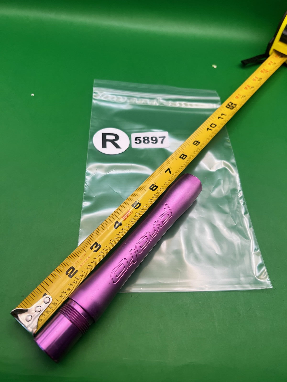 Proto Autococker Barrel Back Purple 6" .688 Bore Aluminum
