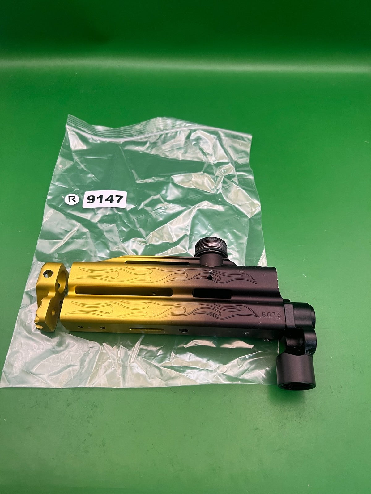WGP Black Magic Autococker Body Gold Black Fade Flame Ano