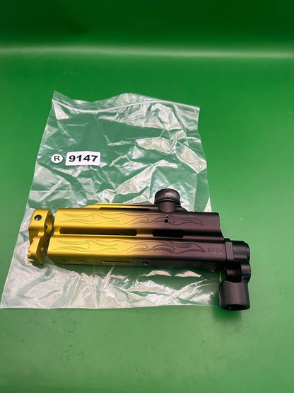 WGP Black Magic Autococker Body Gold Black Fade Flame Ano