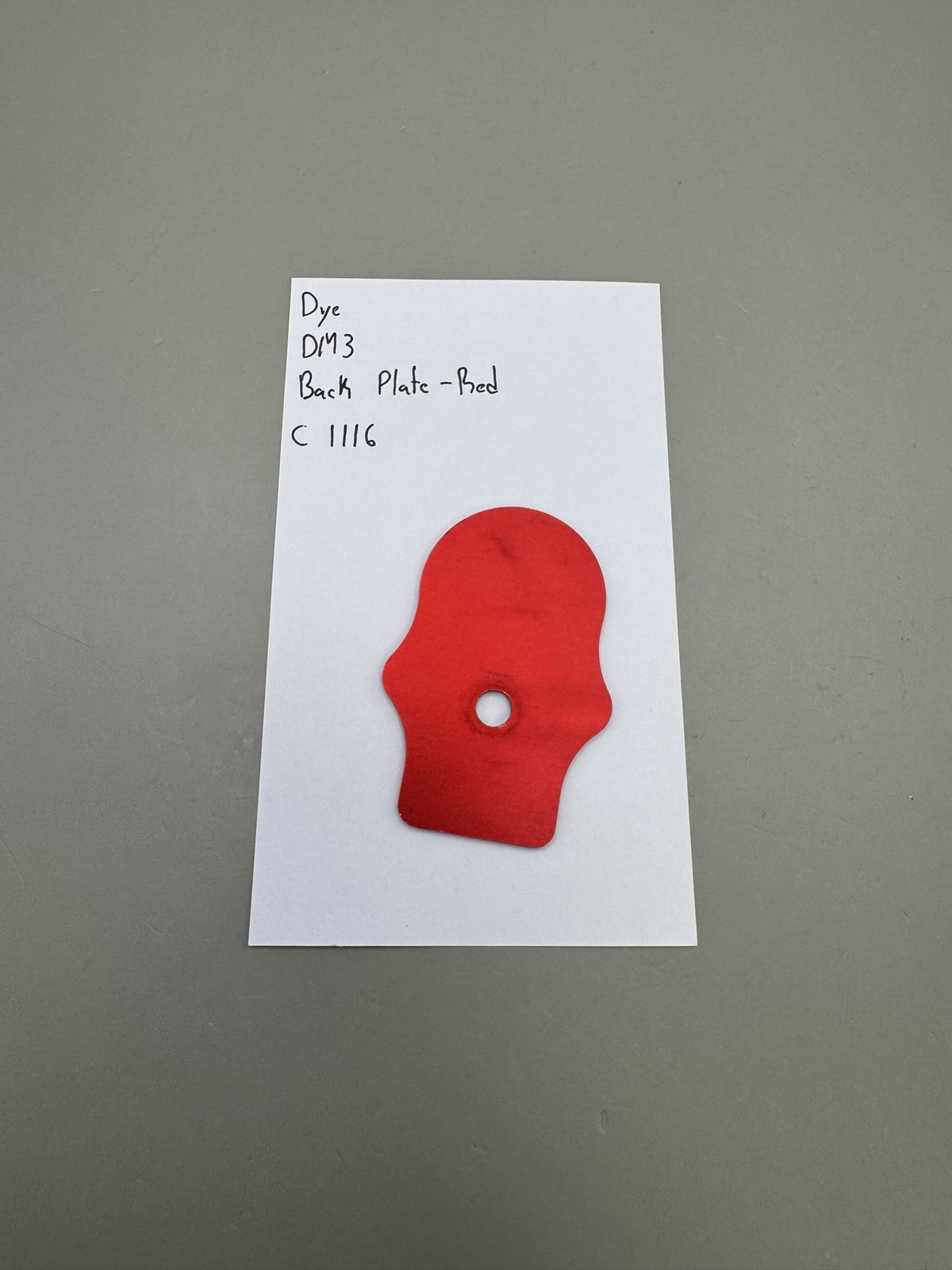 Dye DM3 Back Plate -Red