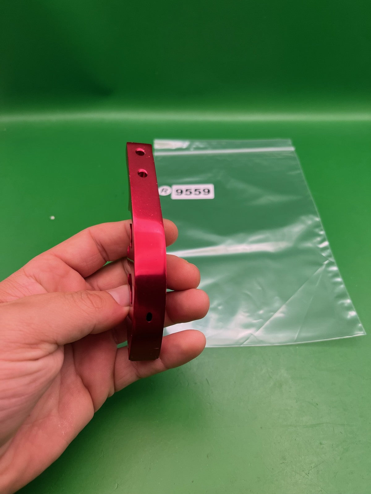 Custom Products CP Flame ASA Rail Drop Forward Red Anodized Aluminum