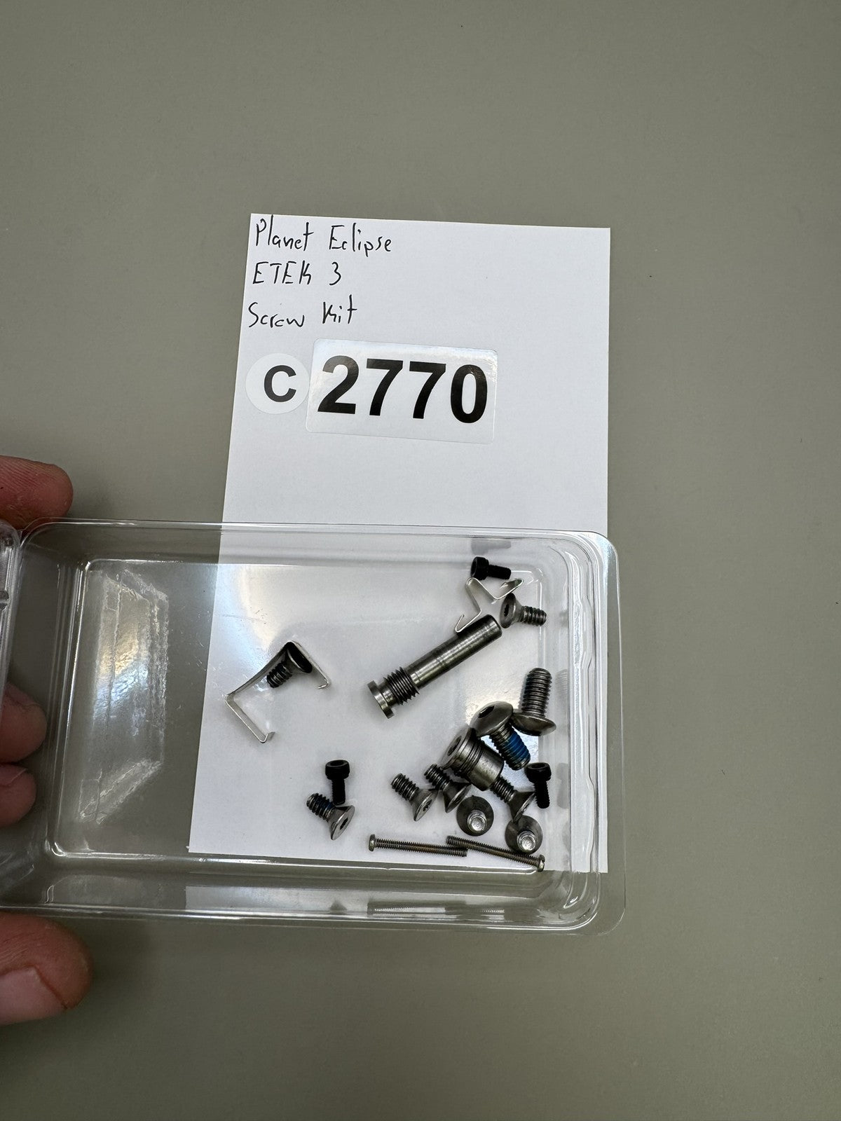 Planet Eclipse ETEK 3 Screw Kit