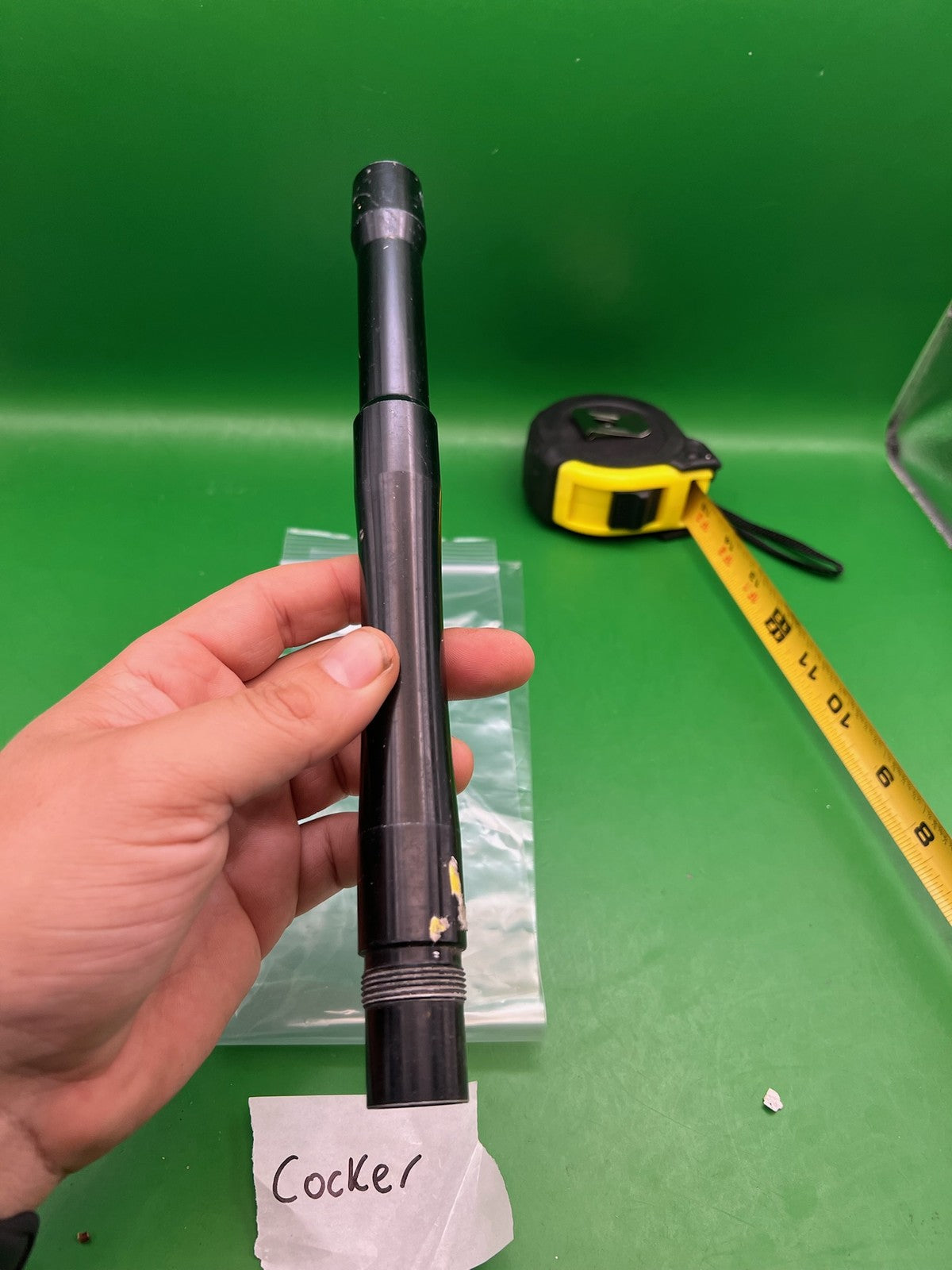 Autococker Barrel Black 12in .687 Bore Stock