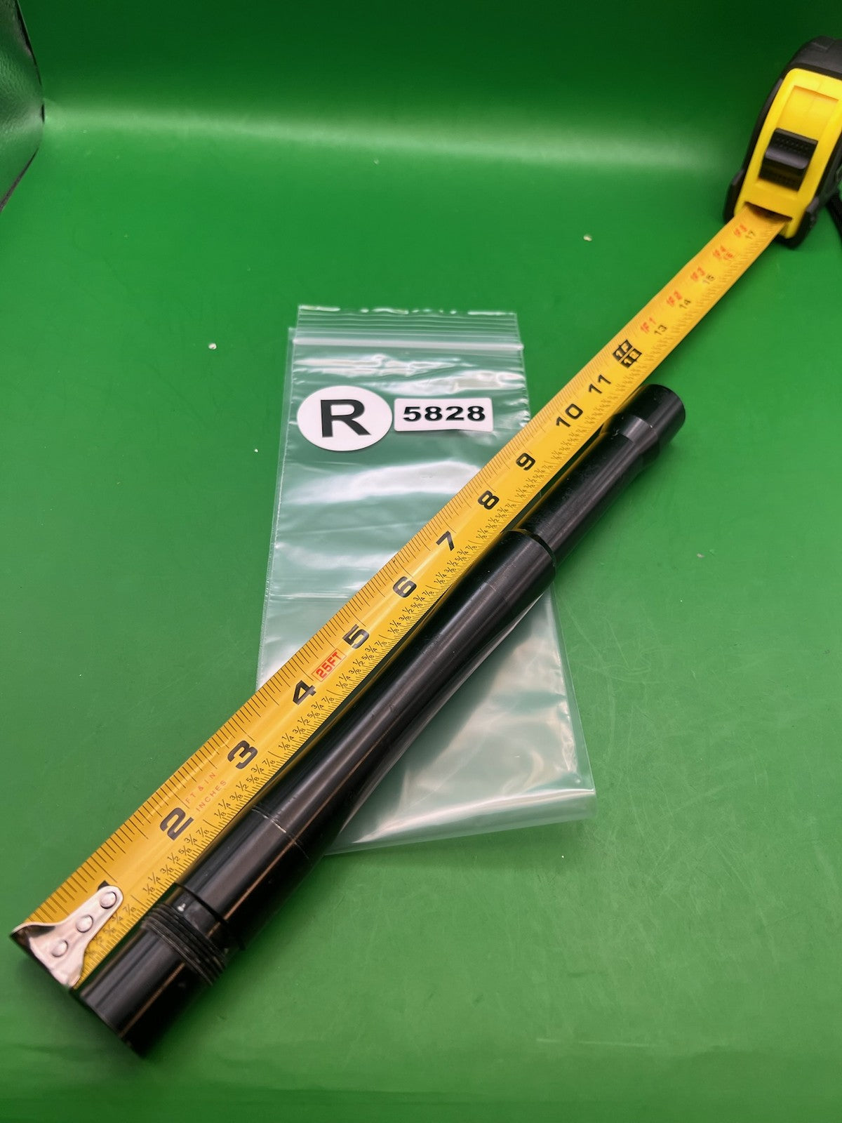 Stock Autococker Barrel 12" .690 Black - used paintball barrel - black
