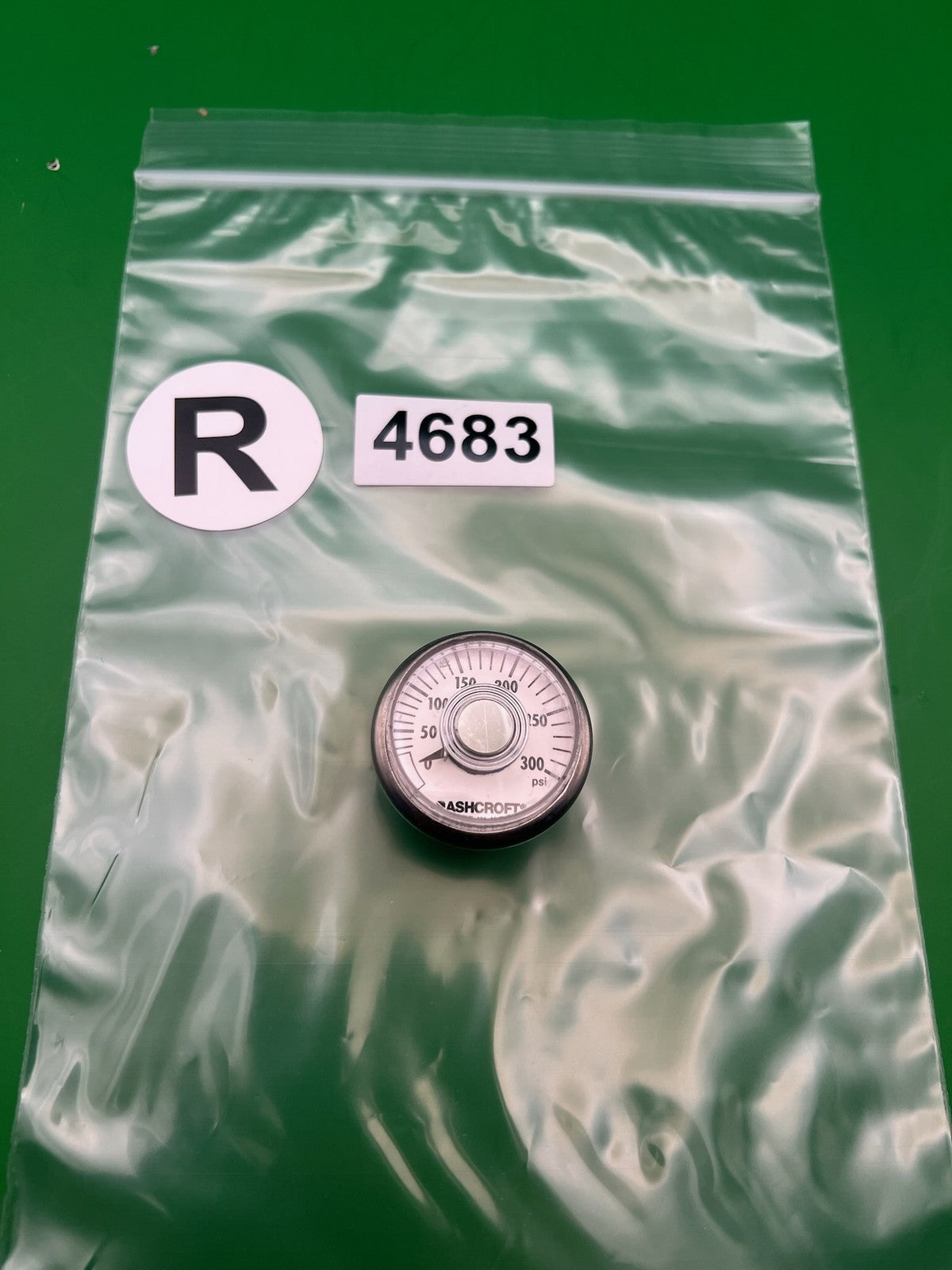 Ashcroft 300 PSI Mini Paintball Pressure Gauge 0-300 PSI Made in USA