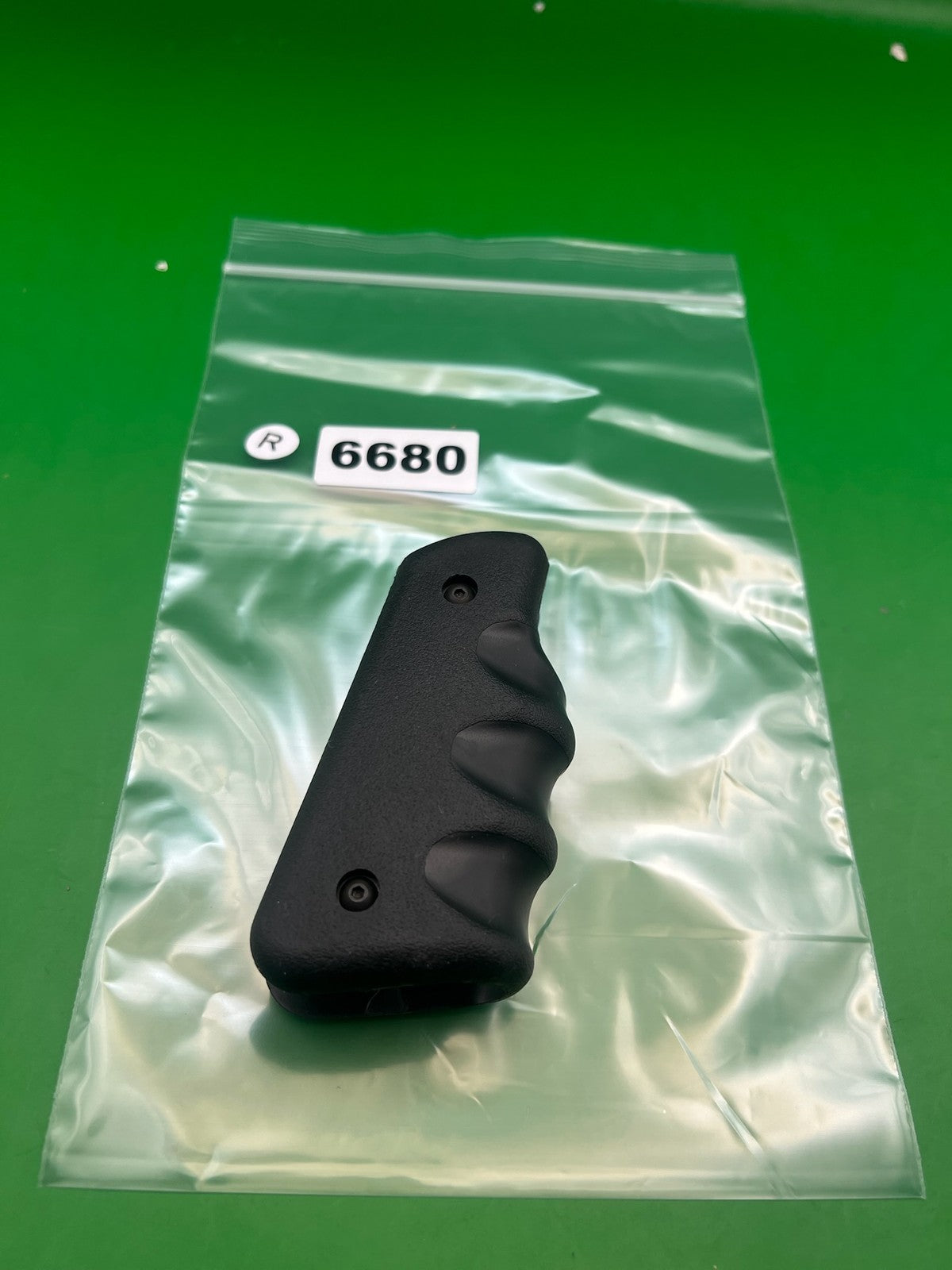 45* Grooved Autococker Grips - used paintball grip panel - black
