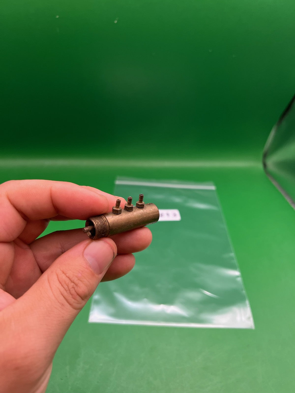 Brass Autococker Ram - used paintball ram - brass