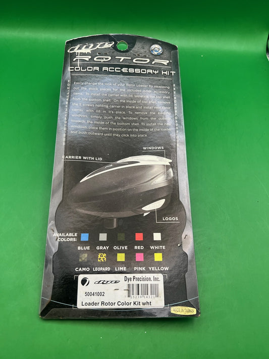 Dye Rotor Loader Color Accessory Kit White Shell Windows Logos Carrier