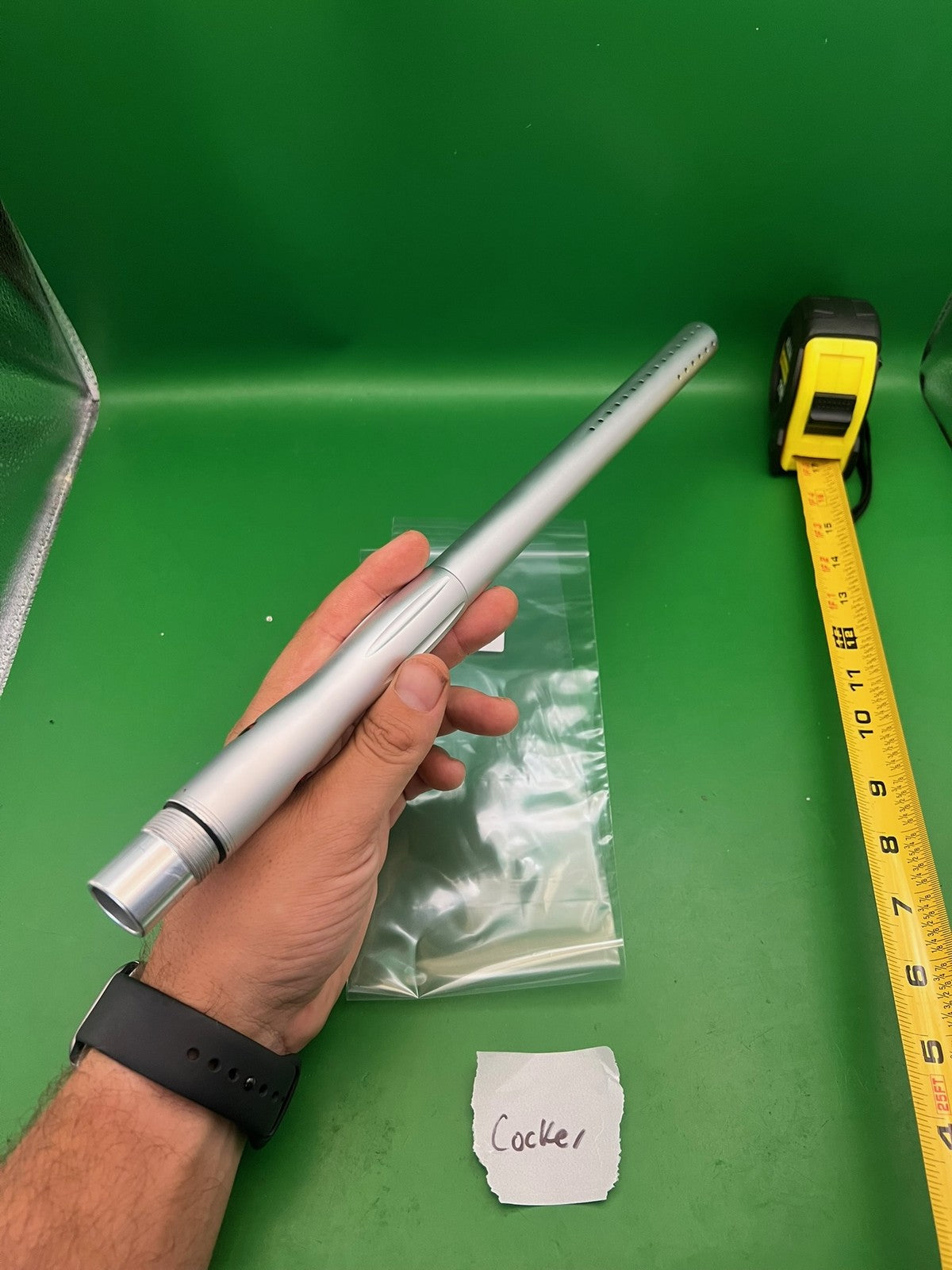 Lucky 15" Paintball Barrel Autococker Thread Silver .692 Bore