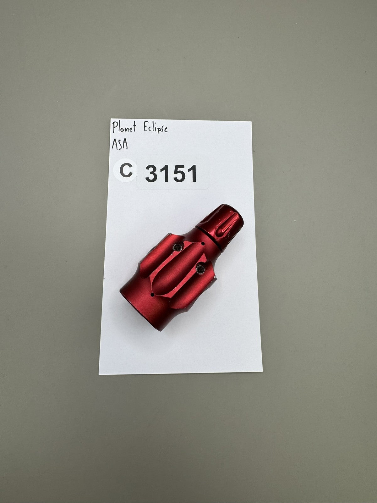 Planet Eclipse ASA Red Aluminum Paintball On/Off