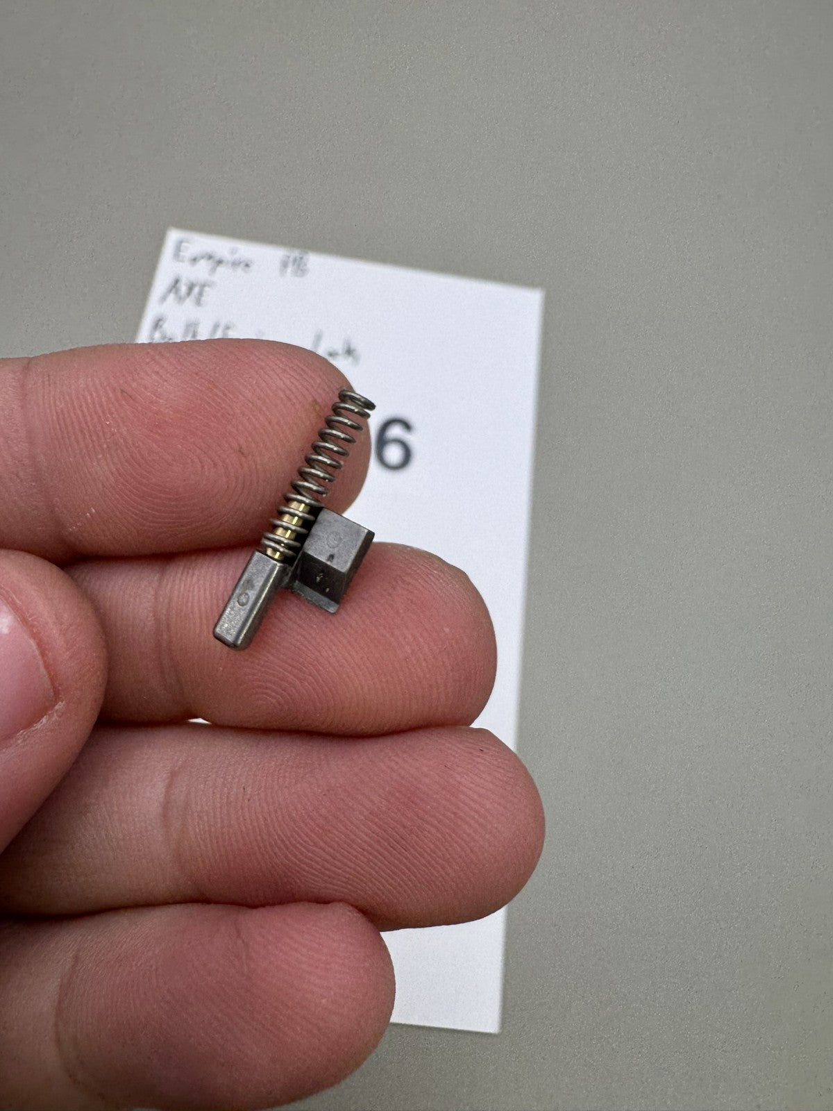 Empire Axe Bolt Engine Lock and Spring Silver
