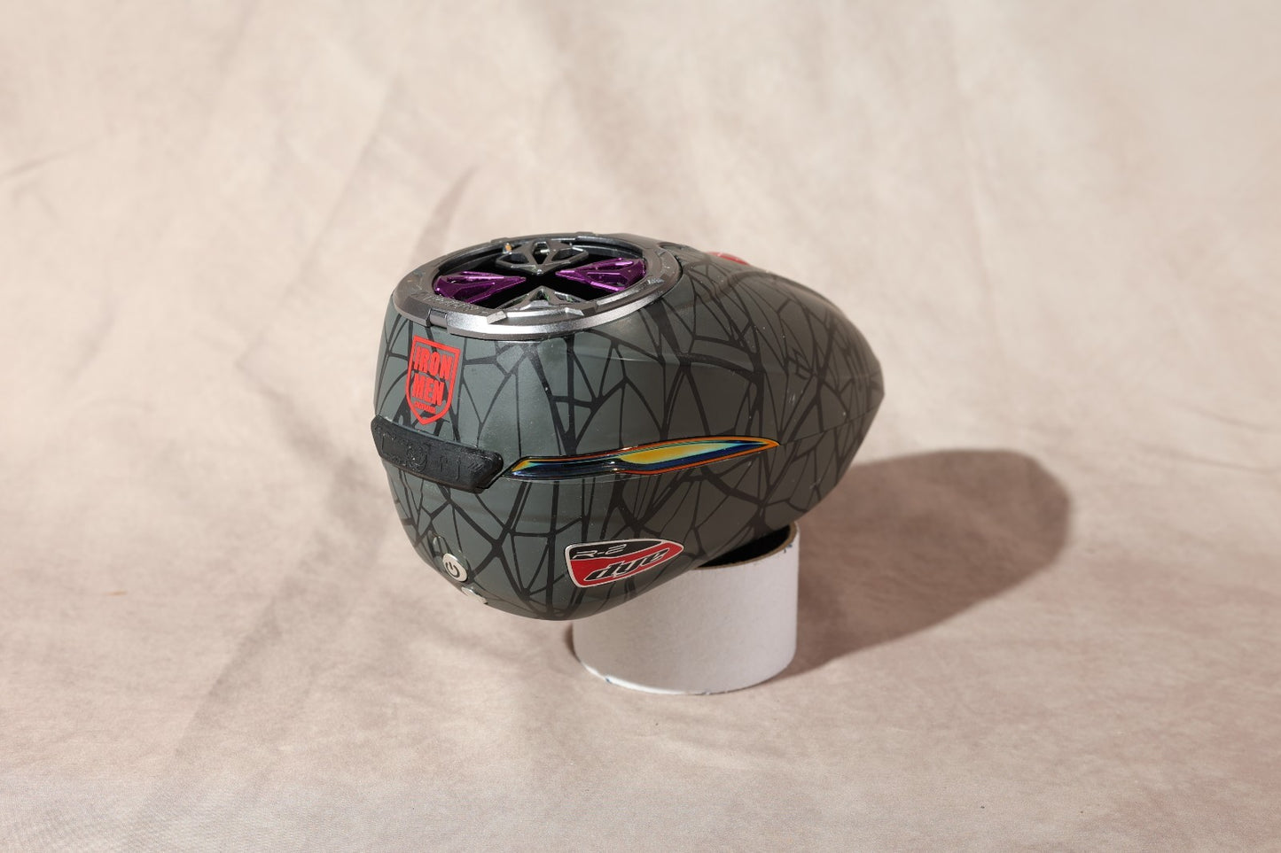 Dye Rotor Paintball Loader Hopper Grey Geometric Pattern Electronic Feeder