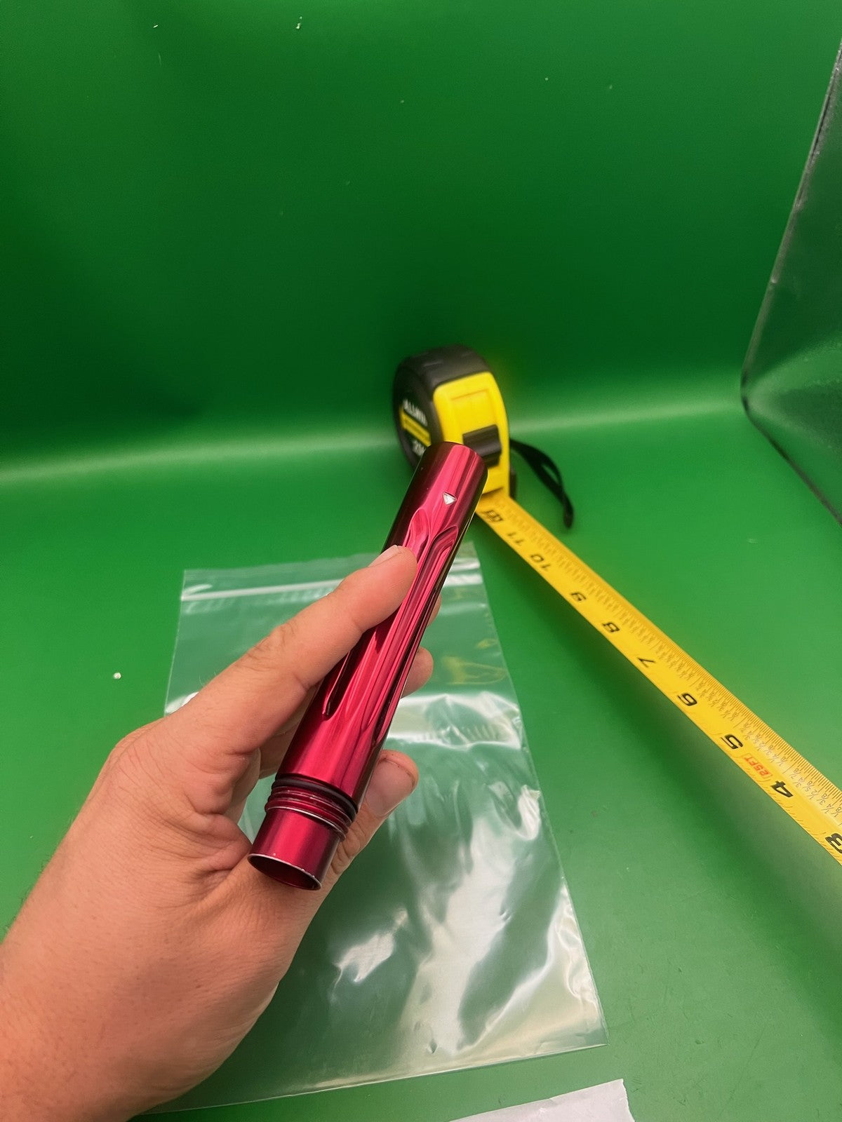 DLX Luxe Freak XL Barrel Back Ion Thread Red Anodized ~6" Aluminum
