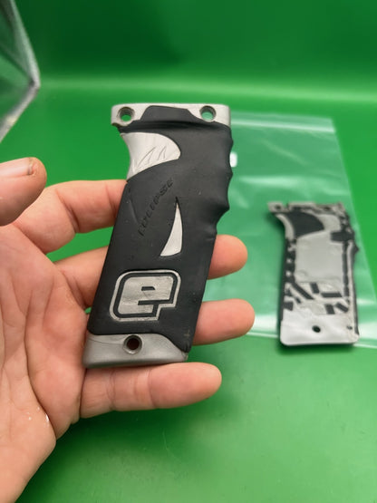 Planet Eclipse E-Blade Autococker Grip Panels Black Silver Rubber WGP E2