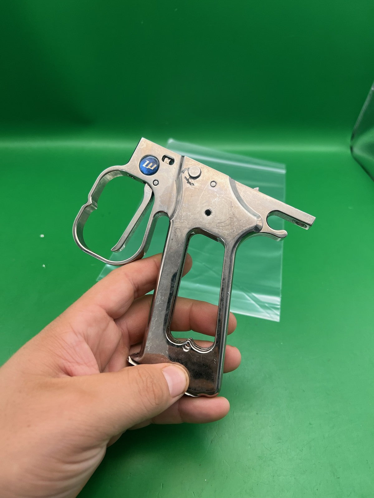 WGP Autococker Swing Trigger Frame Silver Aluminum Marker Trigger Frame
