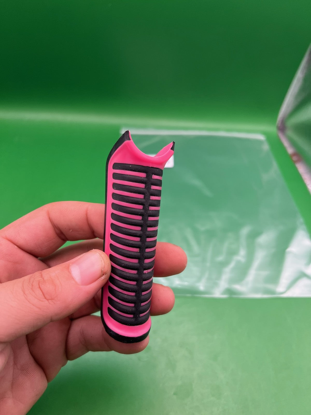 DLX Luxe ICE Front Grip Rubber Cover Pink Black Paintball Marker