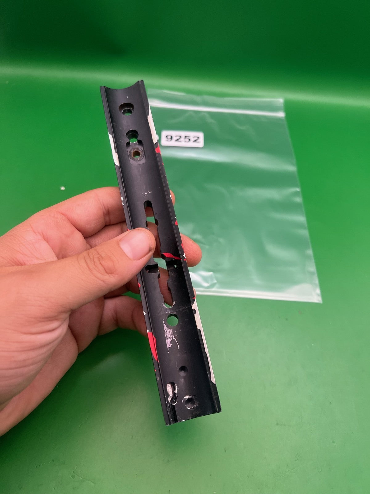 AGD Automag Classic Rail Black Red White Splash Air Gun Designs