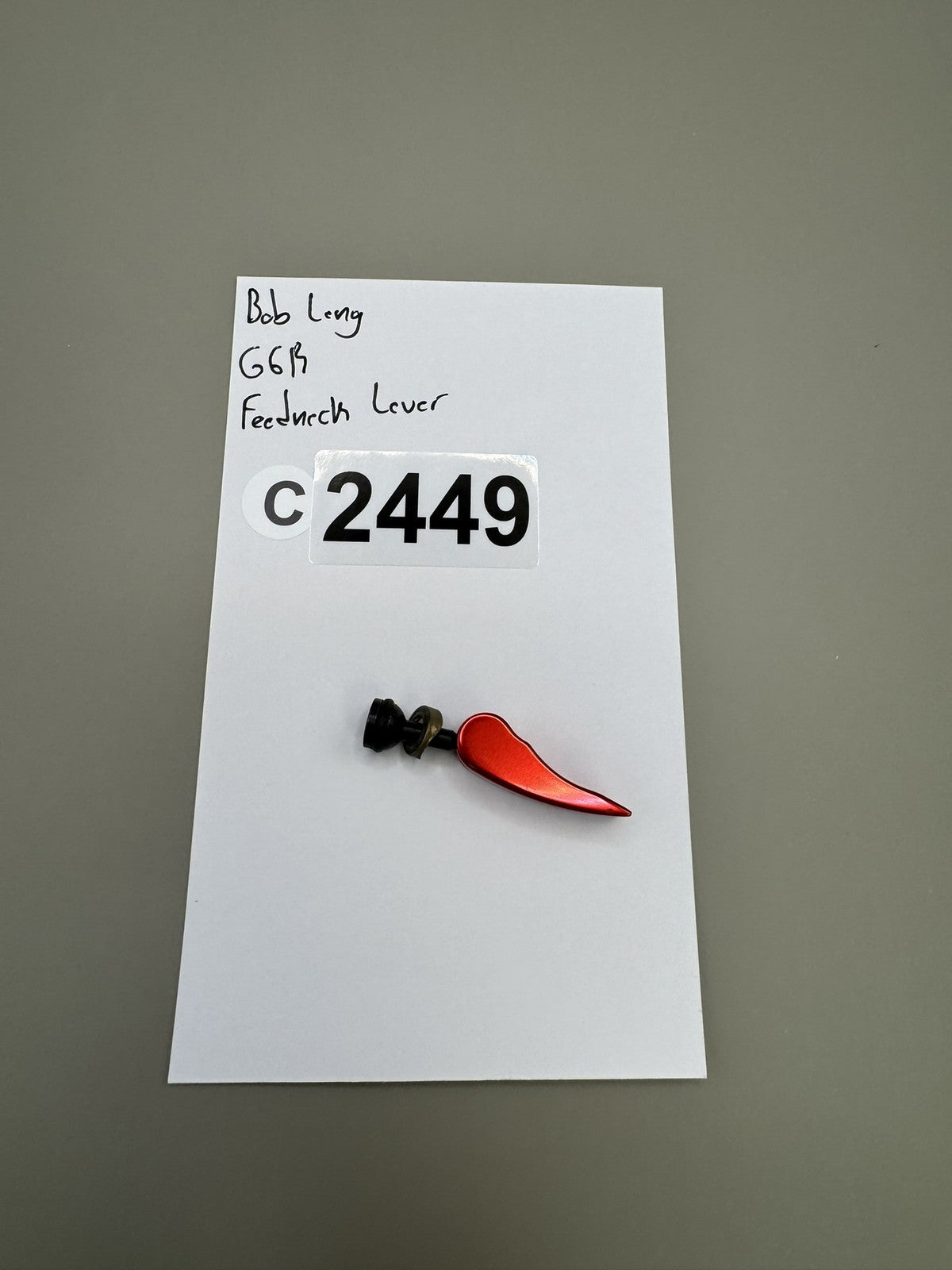 Bob Long G6R Feedneck Lever
