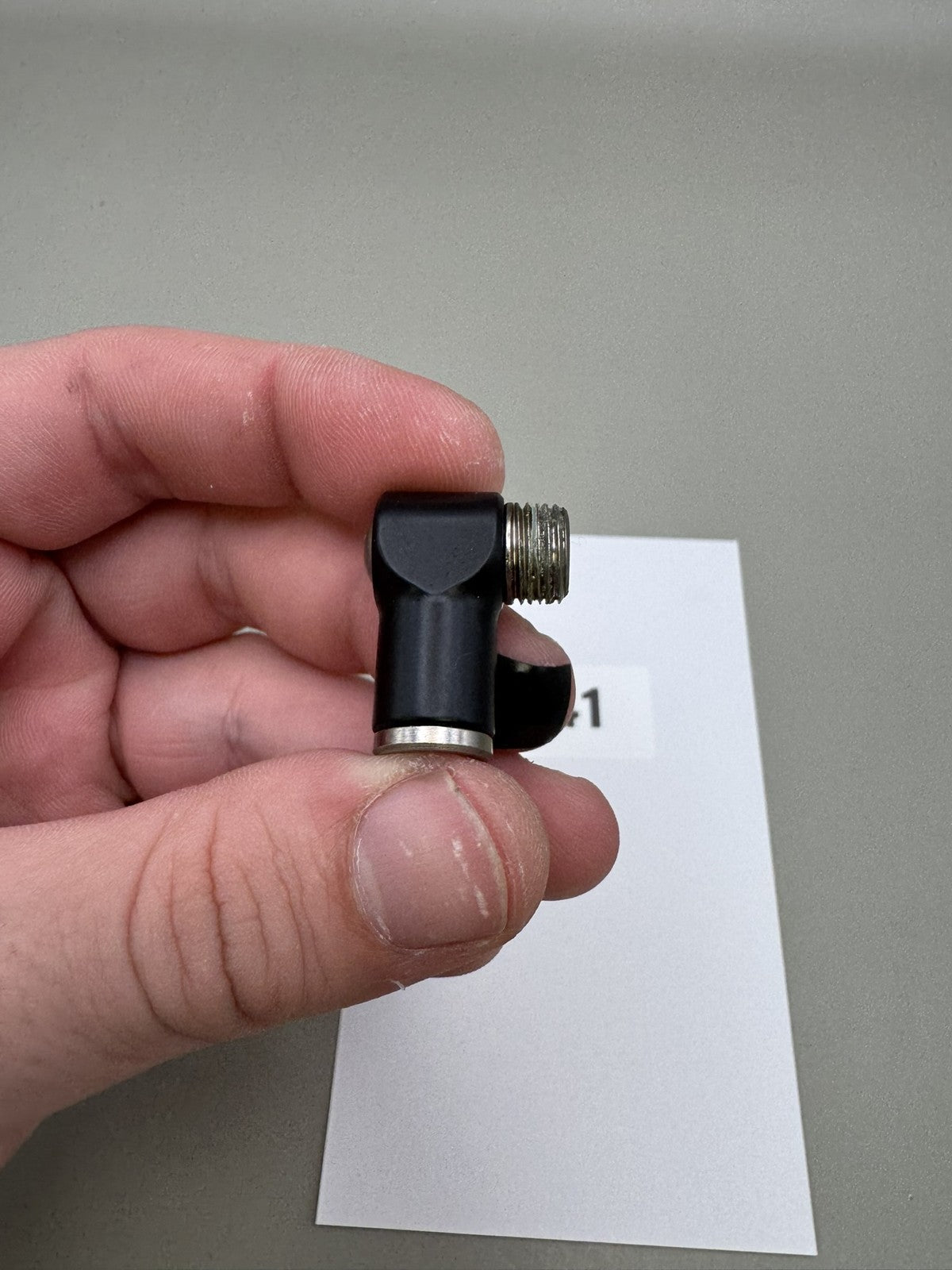 CCM 90Â° Fitting Black