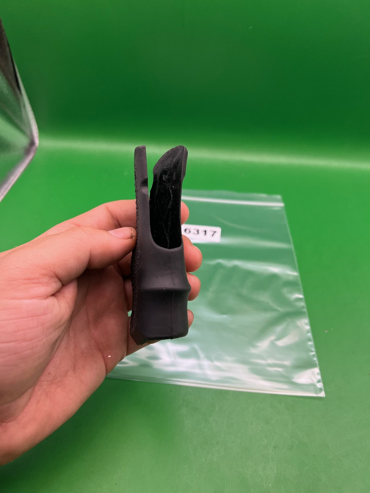 Autococker Grips - used paintball grip panels - black