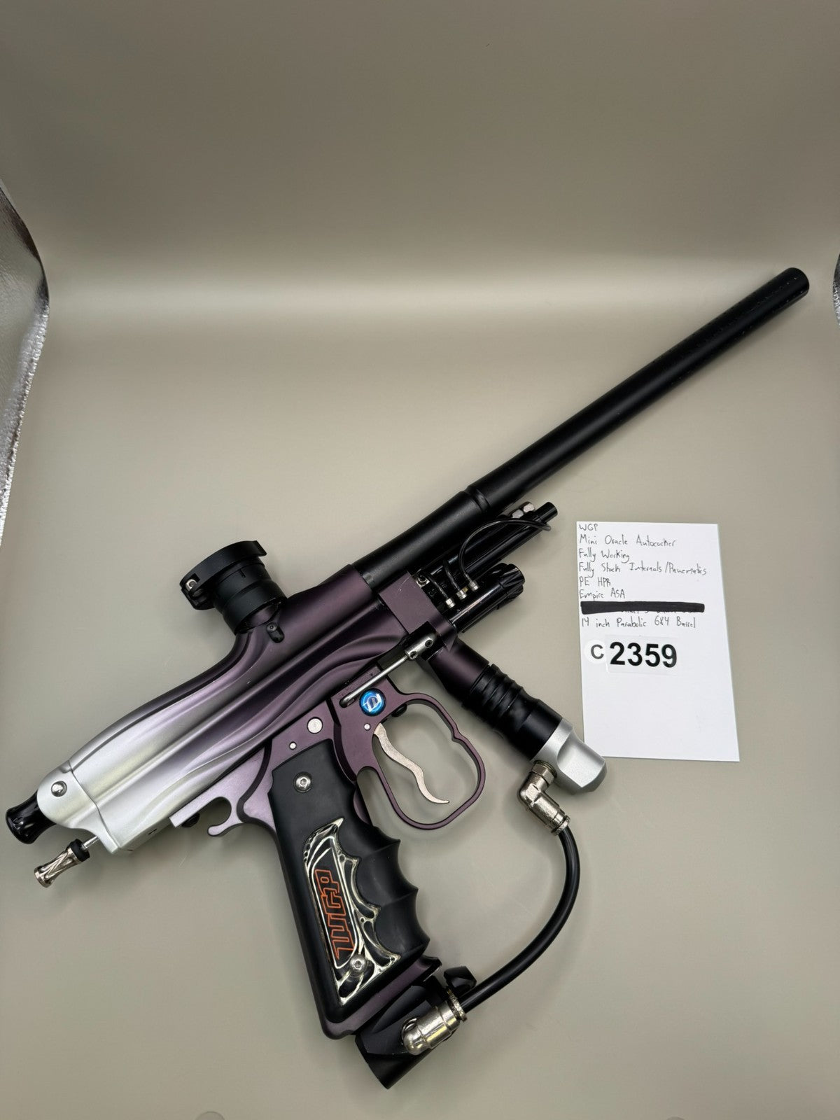 WGP Mini Oracle Autococker - Paintball Marker Fully Working