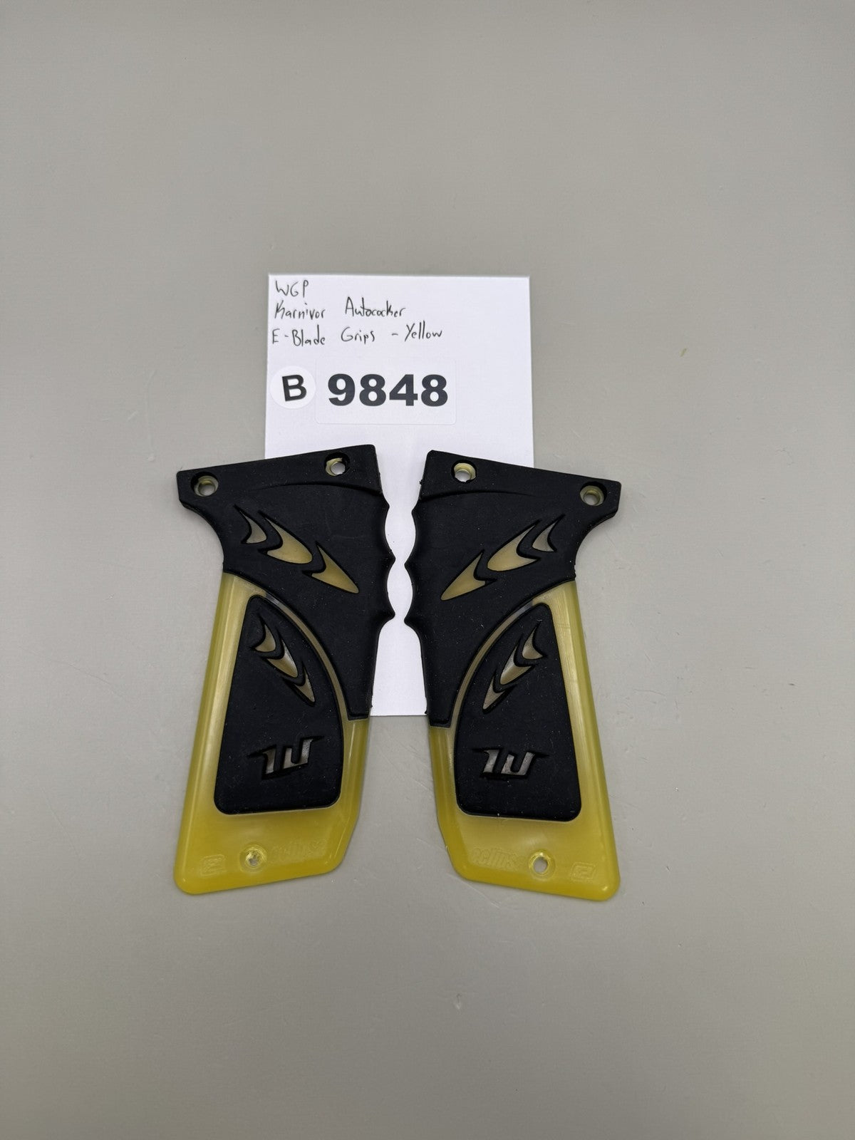 WGP Karnivor Autococker E-Blade Grips - Yellow