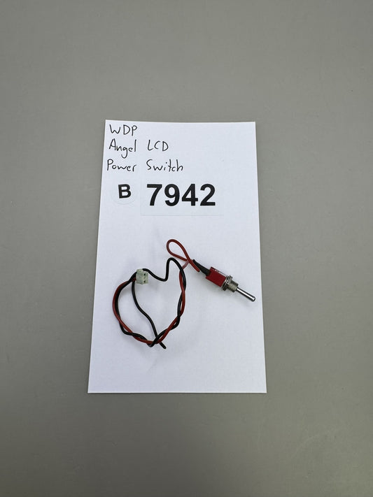 WDP Angel LCD Power Switch Red Black Wire Harness